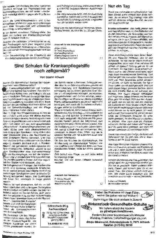 Vorschauseite 2: Krankenpflegeschule und Pflegedienstleitung ein Unterstellungsverhältnis?