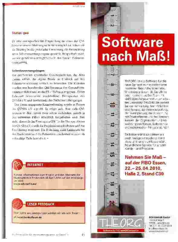 Vorschauseite 3: Qualitätsmanagementsysteme für Physio-und Ergotherapiepraxen