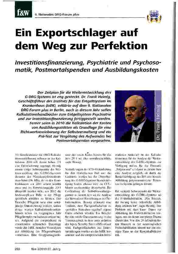 Vorschauseite 1: Ein Exportschlager auf dem Weg zur Perfektion