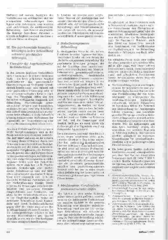 Vorschauseite 3: Therapeutische Alternativen und Ergänzungen zur psychopharmakologischen Behandlung