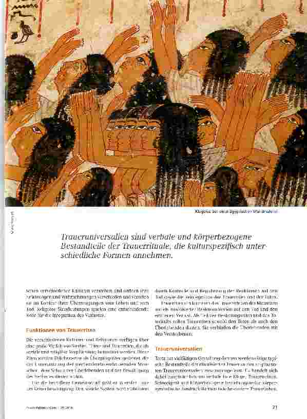 Vorschauseite 2: Trauer hat viele Gesichter
