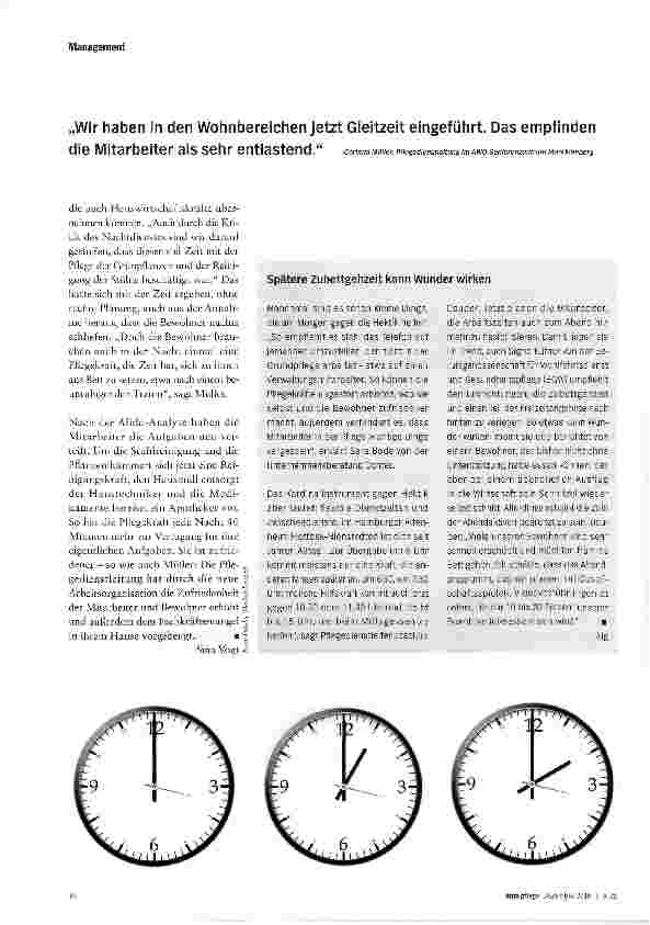 Vorschauseite 3: Schluss mit dem 6-Uhr-Dogma