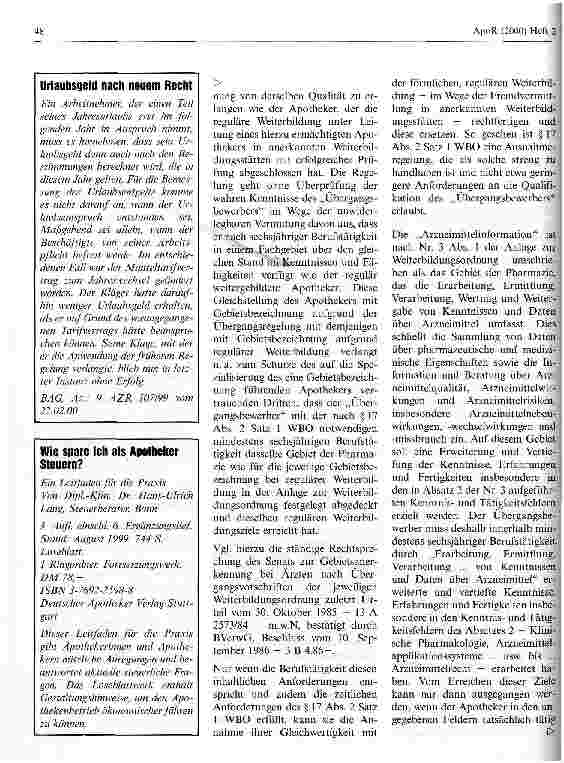 Vorschauseite 4: Apotheker für Arzneimittelinformation