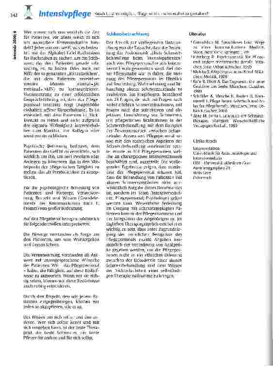 Vorschauseite 5: Ist es möglich, Pflege wirklich schmerzfrei zu gestalten?