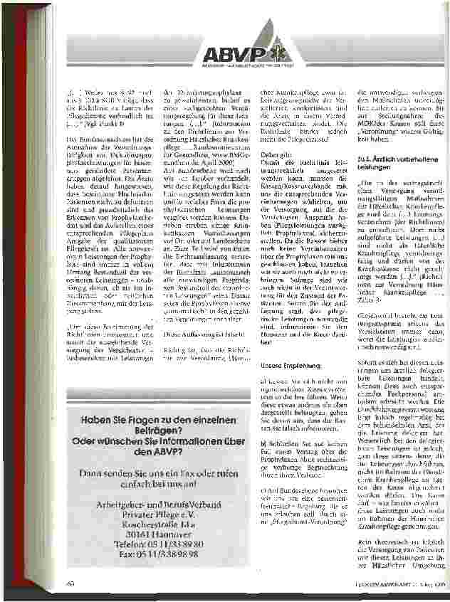 Vorschauseite 2: Häusliche Krankenpflege und die Richtlinie zur Verordnung Häuslicher Krankenpflege nach § 92 SGB V
