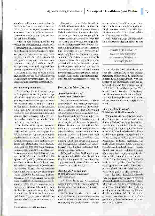 Vorschauseite 3: Auf Kosten der Beschäftigten
