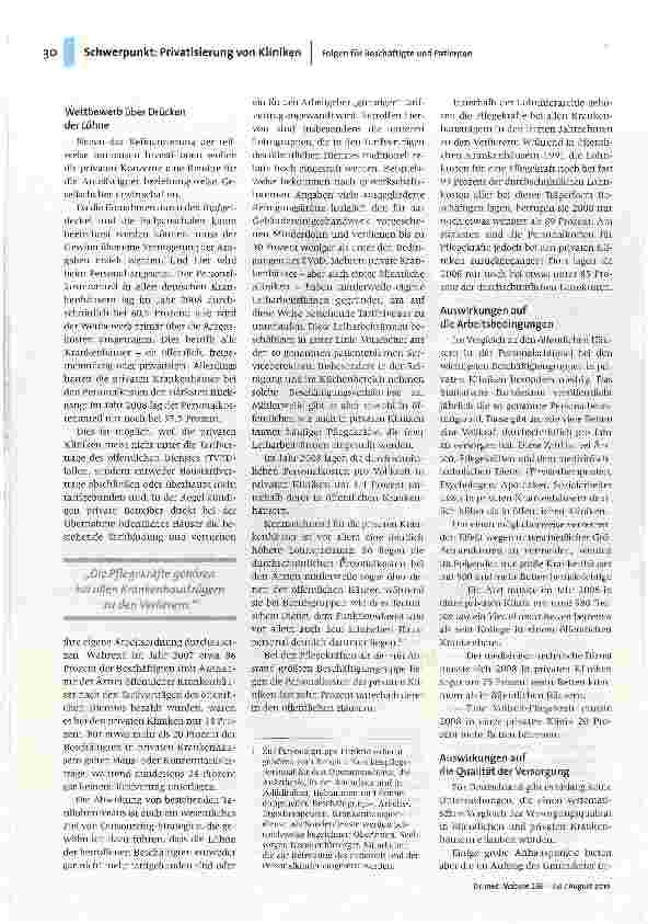 Vorschauseite 4: Auf Kosten der Beschäftigten