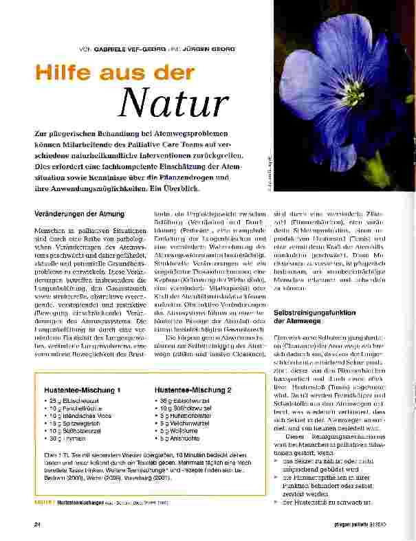 Vorschauseite 1: Hilfe aus der Natur
