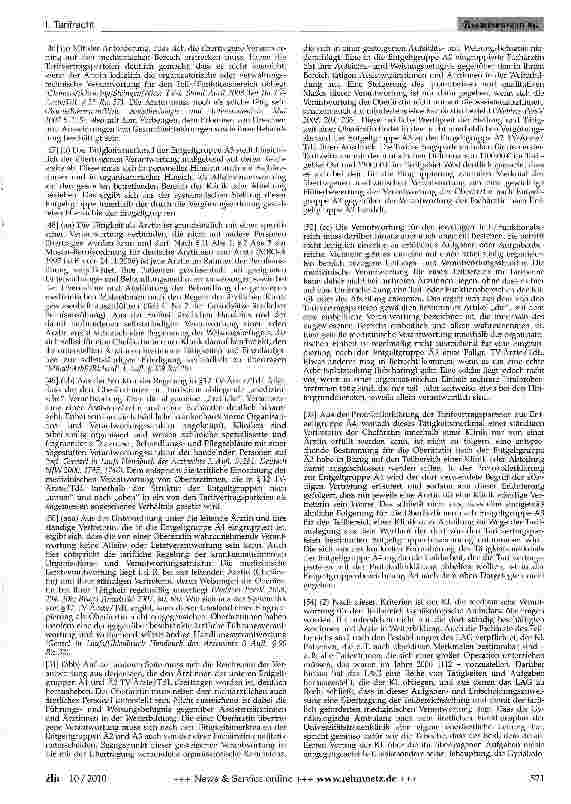 Vorschauseite 3: Eingruppierung einer Oberärztin
