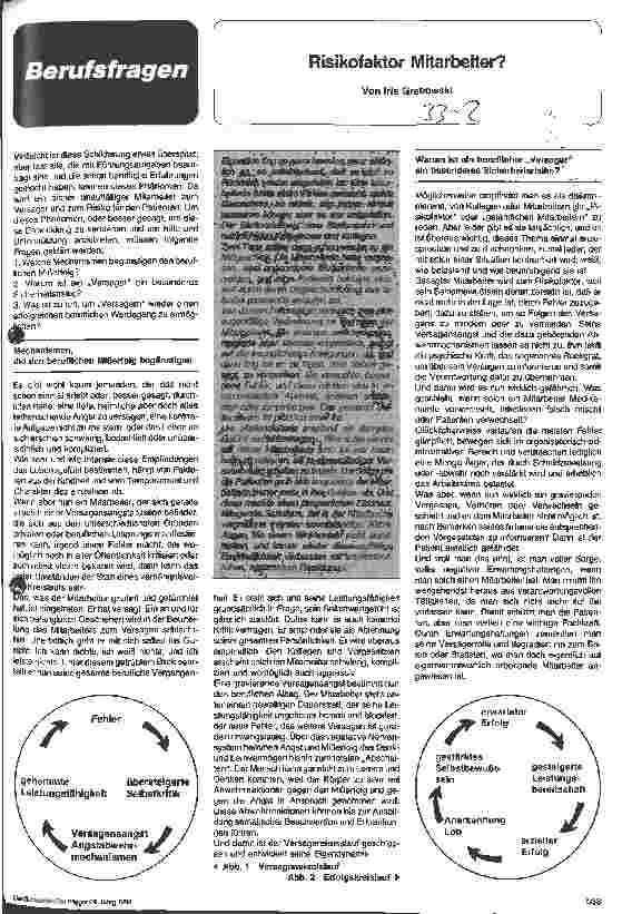 Vorschauseite 1: Risikofaktor Mitarbeiter?