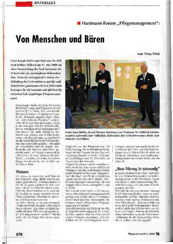 Vorschauseite 1: Von Menschen und Bären