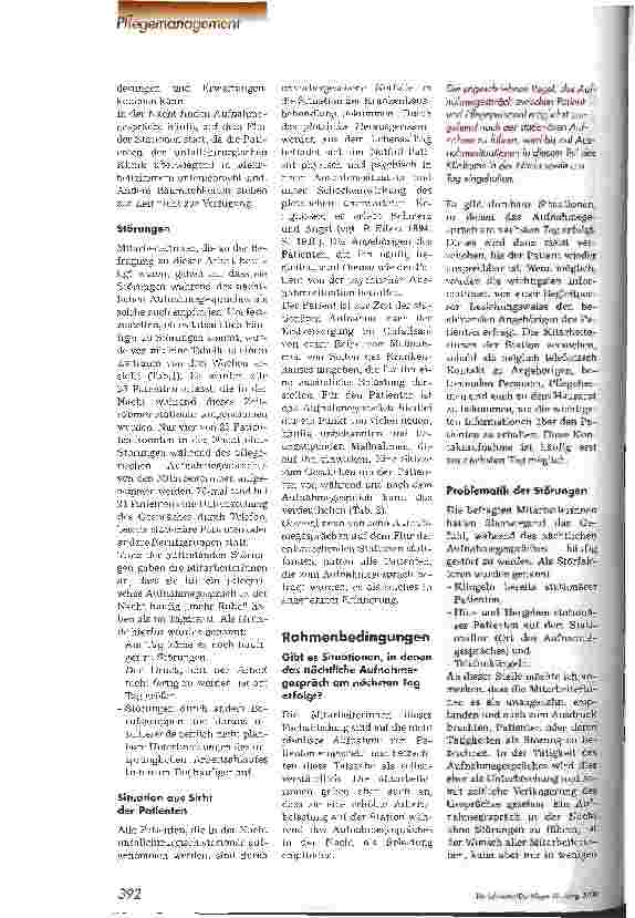 Vorschauseite 4: Aufnahmegespräch in der Nacht