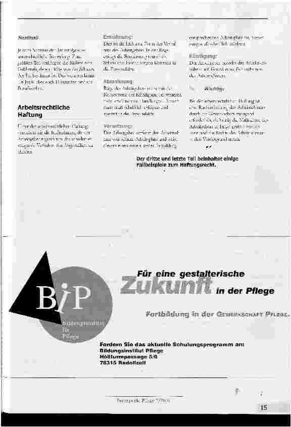 Vorschauseite 2: Haftungsrecht in der Altenpflege 2. Teil