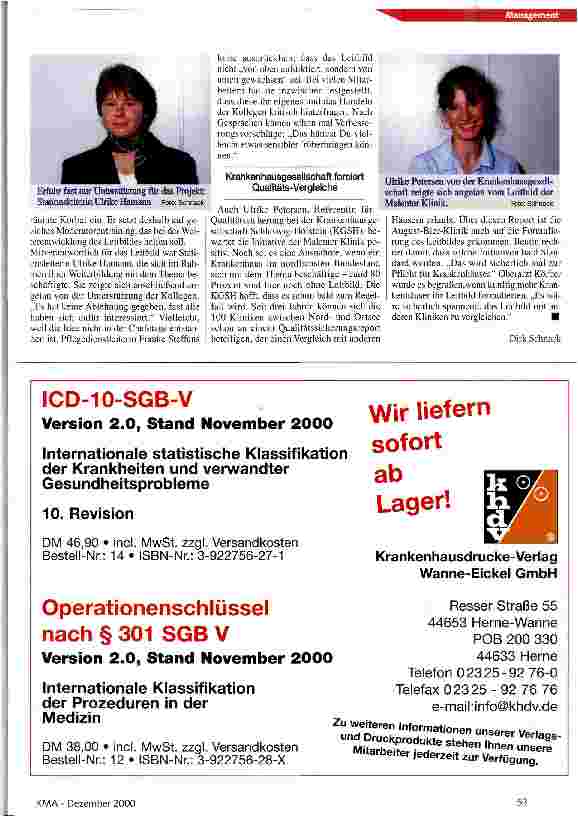 Vorschauseite 2: Leitbild steht: Malente faßte Werte in Worte