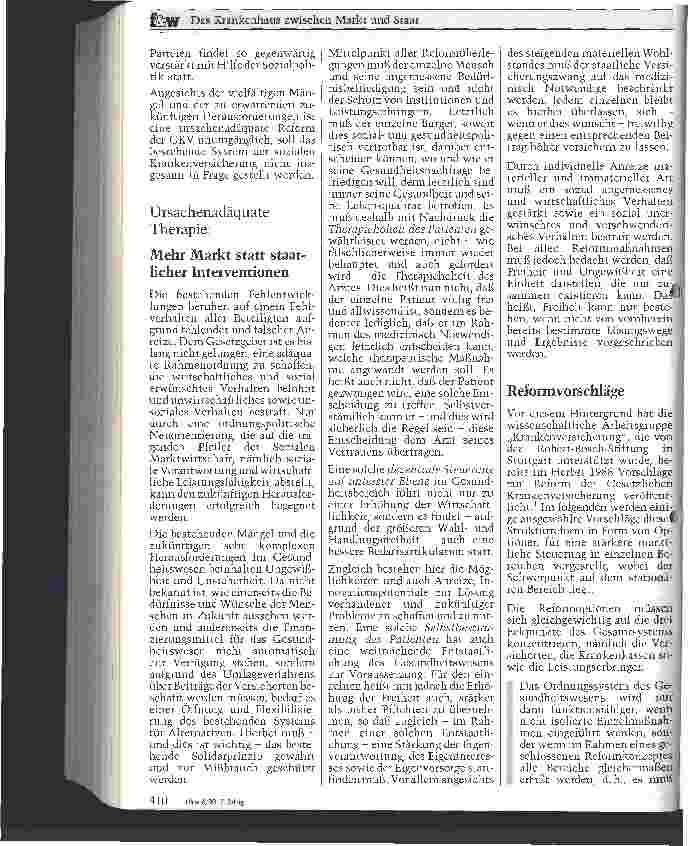 Vorschauseite 4: Das Krankenhaus zwischen Markt und Staat