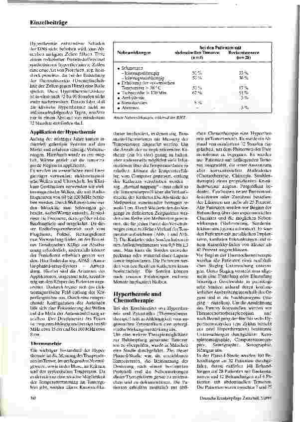 Vorschauseite 2: Hyperthermie in der Krebsbehandlung