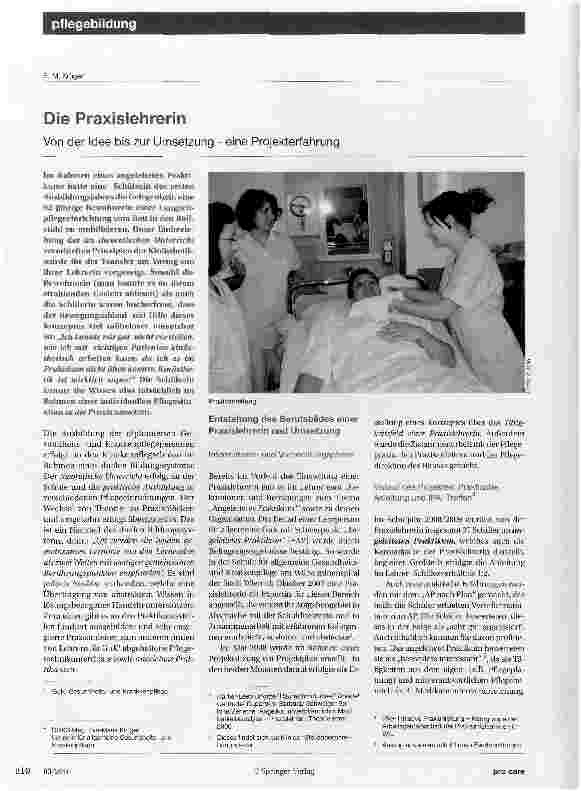 Vorschauseite 1: Die Praxislehrerin