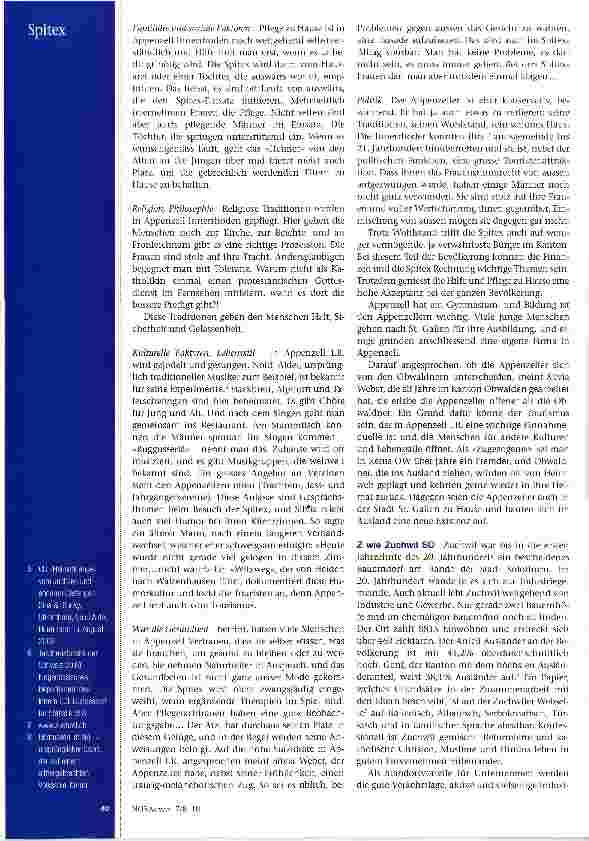 Vorschauseite 2: Multikulturelle Spitex von A bis Z