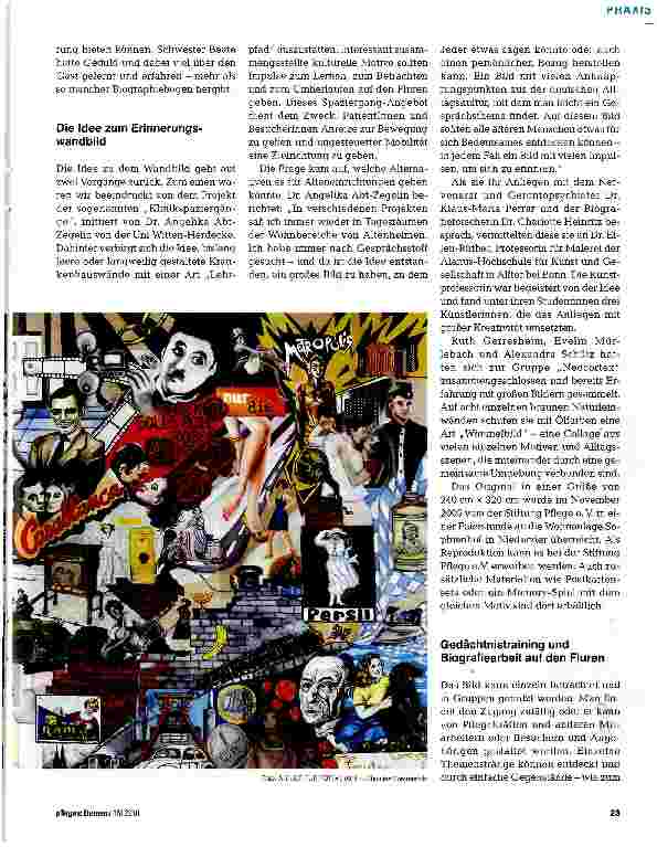 Vorschauseite 2: Farbige Intervention an der Wand