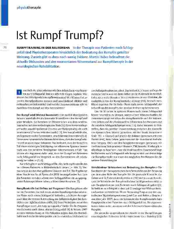 Vorschauseite 1: Ist Rumpf Trumpf?