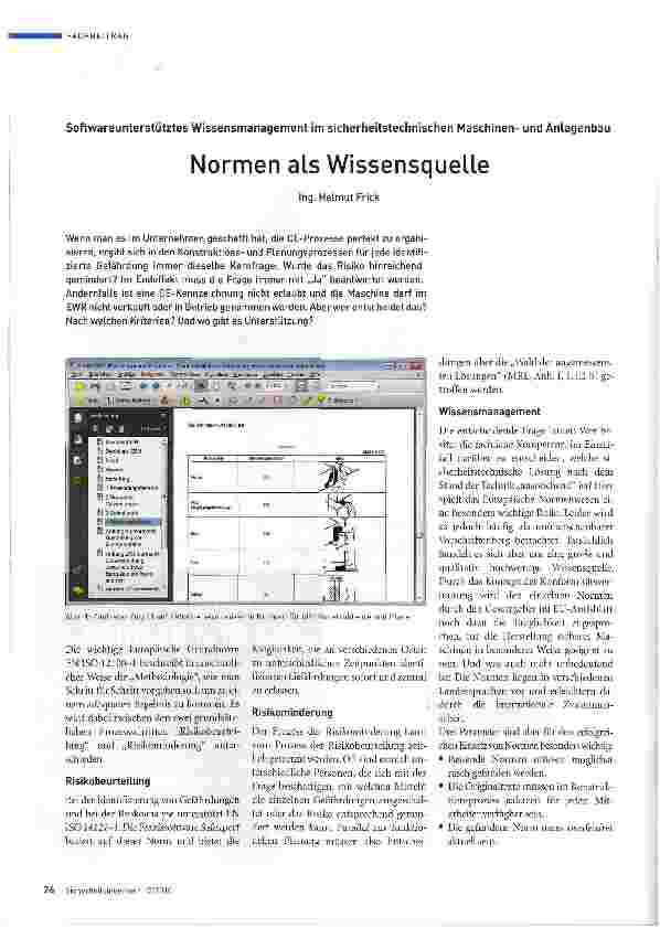 Vorschauseite 1: Normen als Wissensquelle