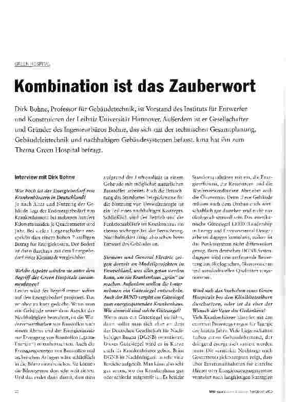 Vorschauseite 1: Kombination ist das Zauberwort