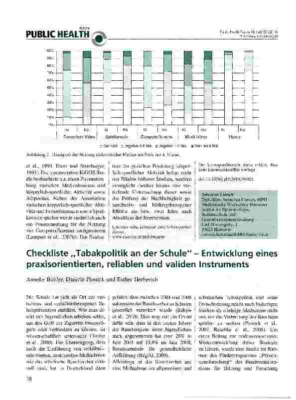 Vorschauseite 3: Wie wirkt sich täglicher Schulsport auf den juvenilen Medienkonsum aus?