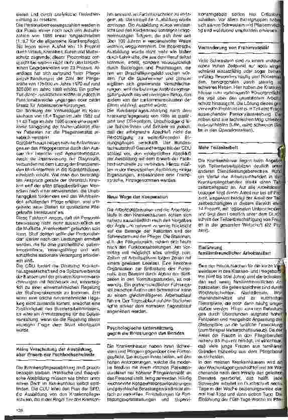 Vorschauseite 2: Die kurzund langfristige Sicherung des Pflegebedarfs in Krankenhäusern