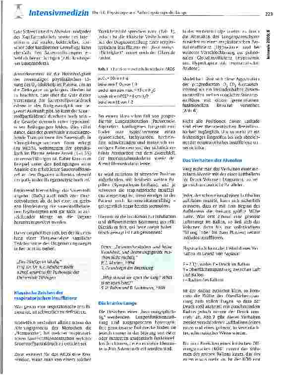 Vorschauseite 6: Physiologie und Pathophysiologie der Lunge in der operativen Intensivmedizin
