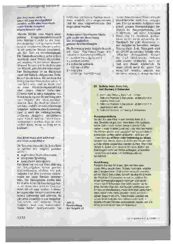 Vorschauseite 3: Gross Motor Function Measure (GMFM) -Quantitatives Messen motorischer Fälligkeiten von Kindern mit zentralen Bewegungsstörungen
