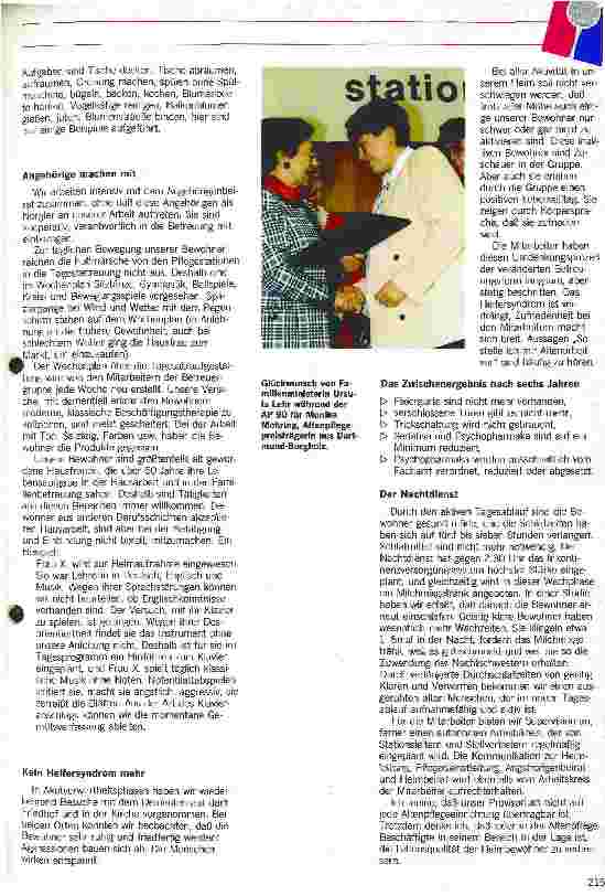 Vorschauseite 3: Ein Provisorium: Hausarbeit ist Teil unserer Therapie. Die 24-Stundenbetreuung Dementer ohne zusätzliches Personal