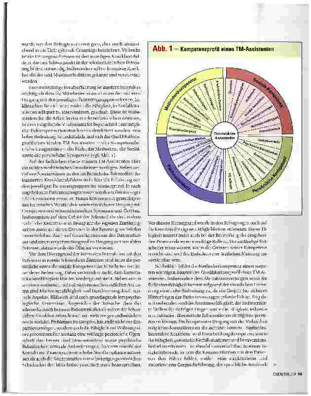 Vorschauseite 2: Qualifikationskonzept Telemedizin-Assistent -Professionalisierung der Telemedizin