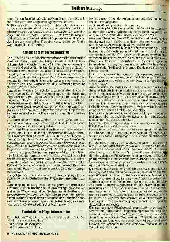 Vorschauseite 2: Dokumentation in der Krankenpflege