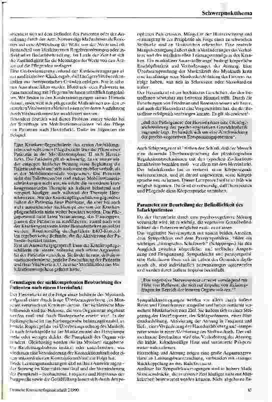 Vorschauseite 2: Die Bedeutung der Patientenbeobachtung für die Pflege