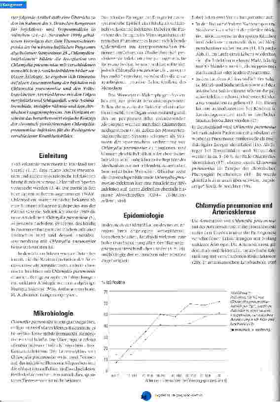 Vorschauseite 2: Chlamydia pneumoniae als Ursache verschiedener Krankheitsbilder