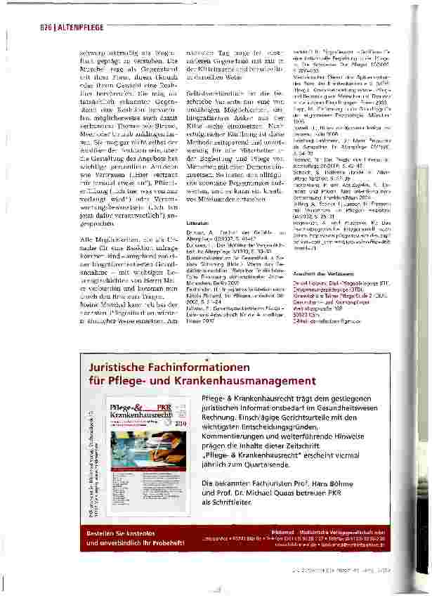 Vorschauseite 5: Der biografische Anker in der Kitteltasche
