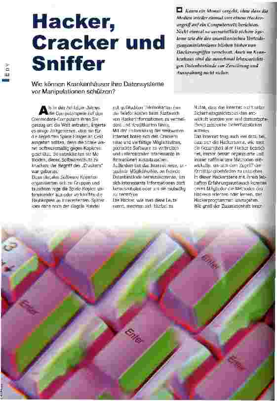 Vorschauseite 1: Hacker, Cracker und Sniffer