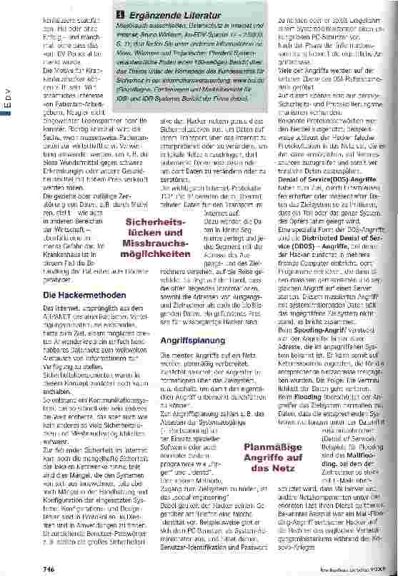 Vorschauseite 3: Hacker, Cracker und Sniffer