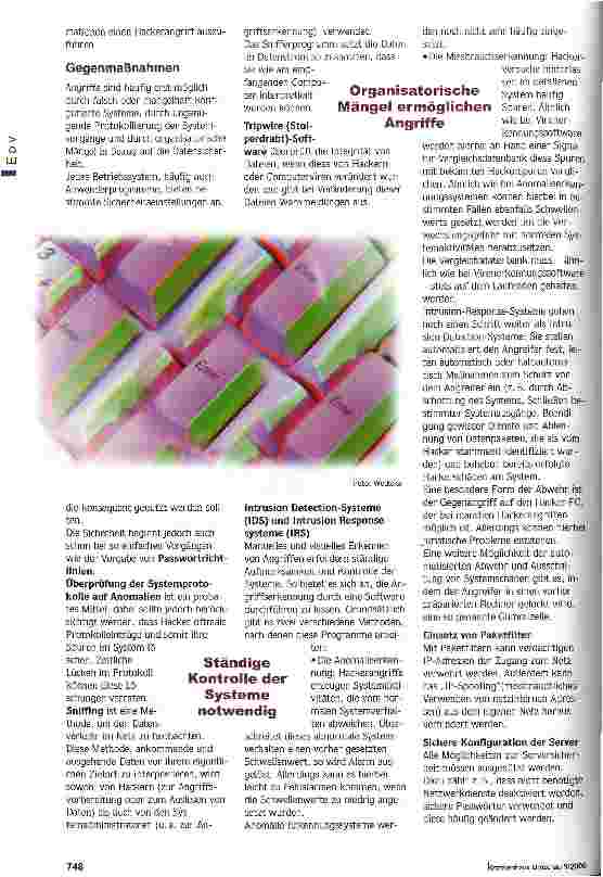 Vorschauseite 5: Hacker, Cracker und Sniffer
