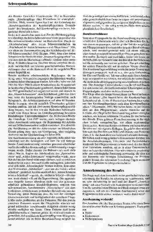 Vorschauseite 3: Reflexionen über den Fortschritt in der Krankenpflege