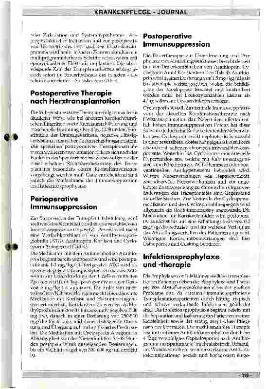 Vorschauseite 6: Herztransplantation: Indikation, Technik und Ergebnisse