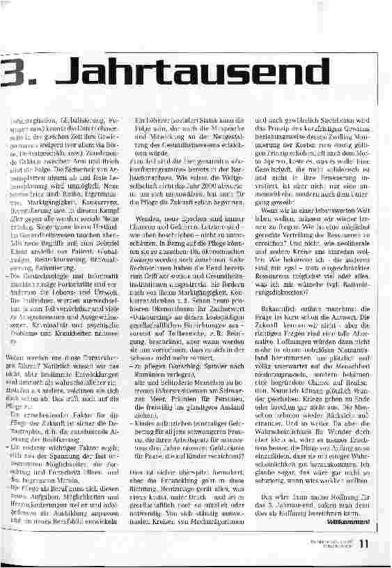 Vorschauseite 2: Willkommen im 3. Jahrtausend