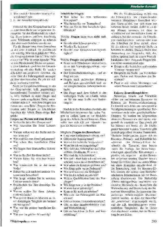 Vorschauseite 4: Die Auswahl von Mitarbeitern
