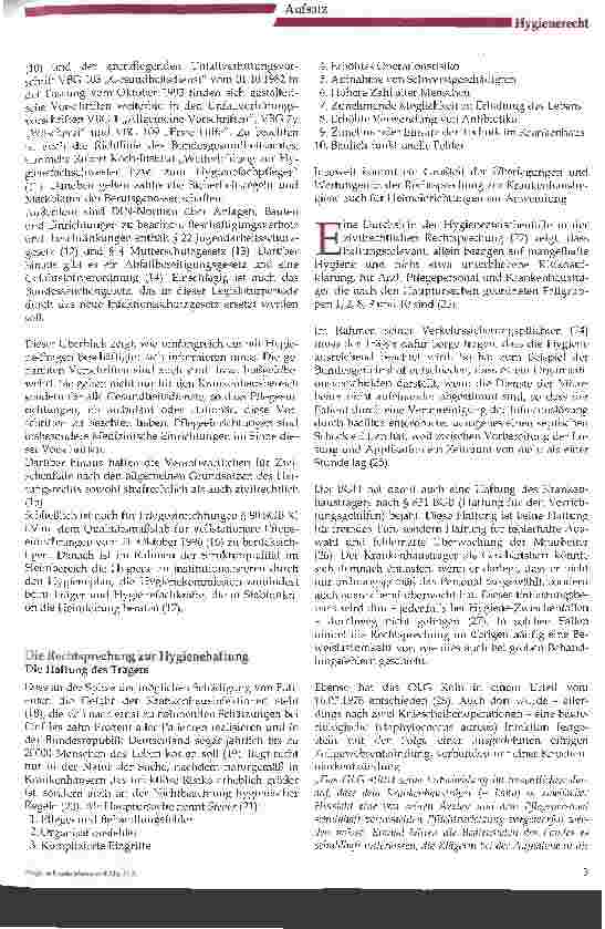 Vorschauseite 2: Rechtliche Fragestellungen im Umgang mit MRSA-infizierten Bewohnern in Pflegeheimen