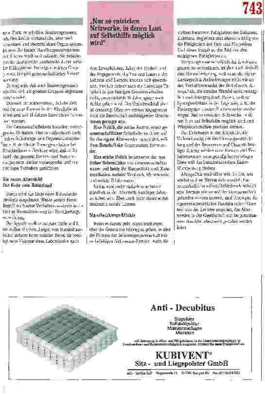 Vorschauseite 4: Seniorengenossenschaften: Das Ende der Ruhestandsideologie