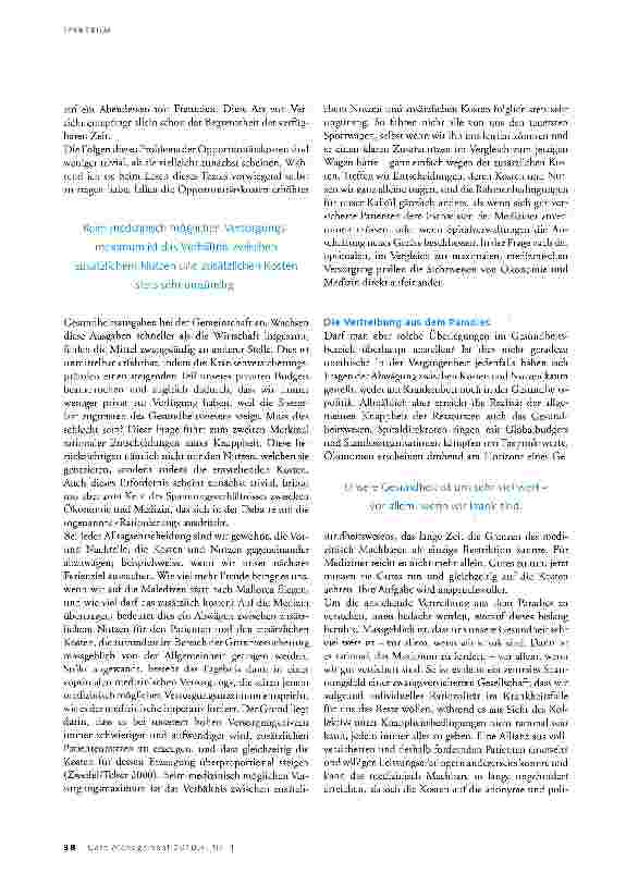Vorschauseite 2: Die Chimäre der Rationierung