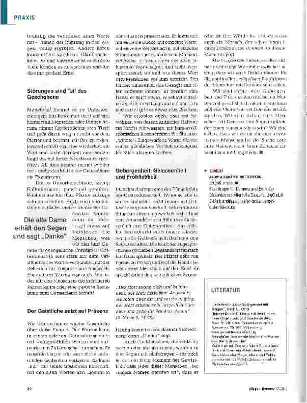 Vorschauseite 3: „Der Herr segne und behüte dich!