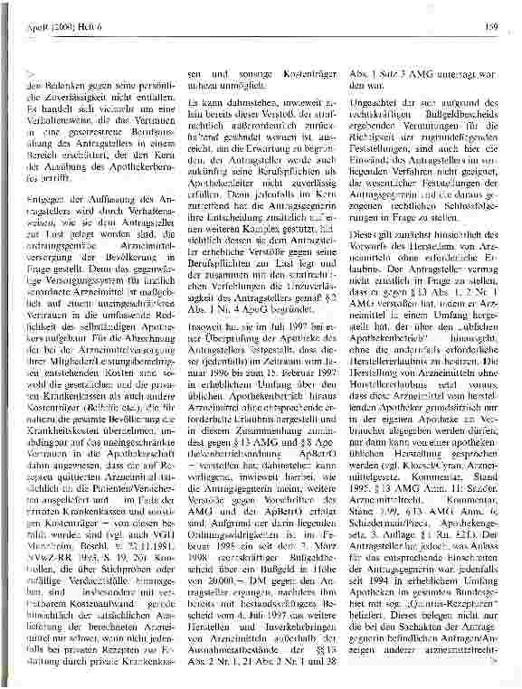 Vorschauseite 3: Zuverlässigkeit eines Apothekers