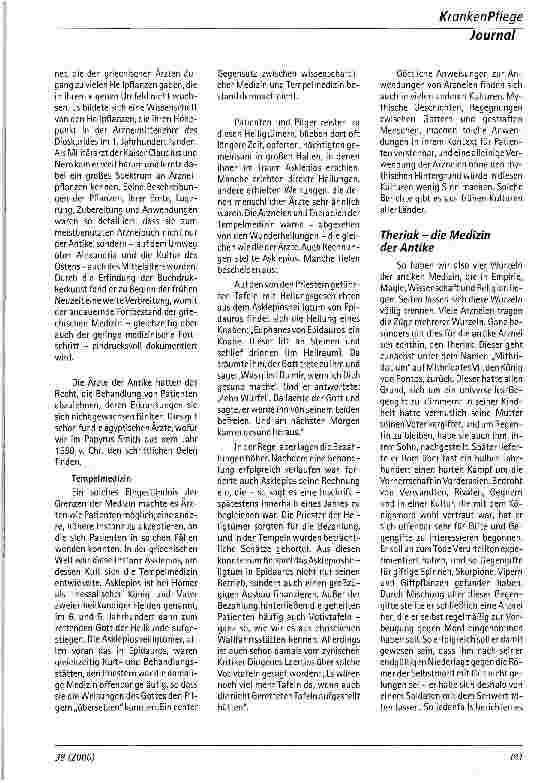 Vorschauseite 5: Arzneimittel - Magie oder Wissenschaft?