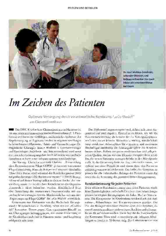 Vorschauseite 1: Im Zeichen des Patienten